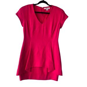 I MAGNIN Women's Pink Knee‎ Length Dress Size 8